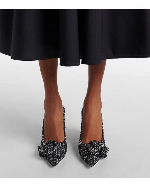 Gianvito Rossi Blue Boucle Pumps