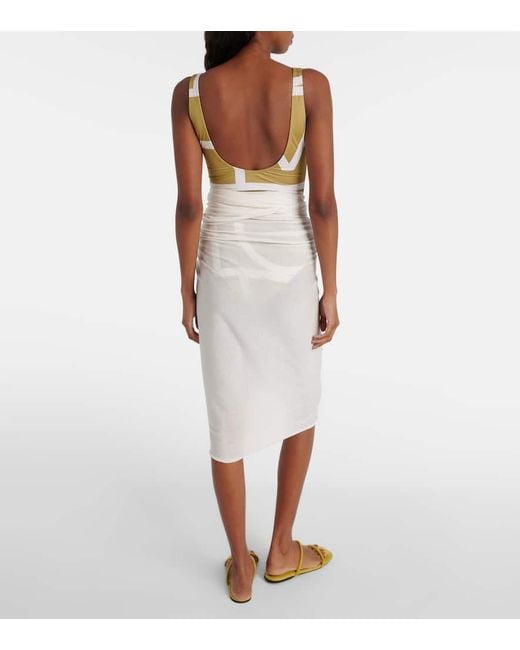 Totême  White Pareo Aus Strick