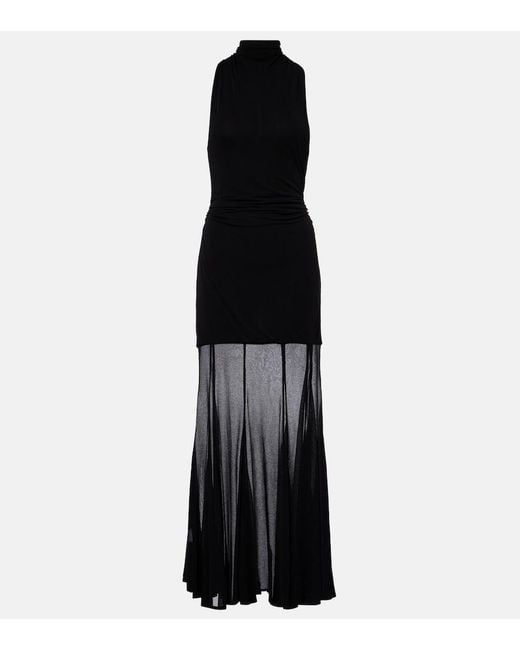 Altuzarra Black Alicka Jersey Cocktail Dress