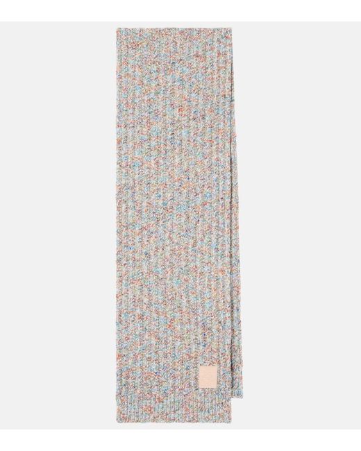Loewe Multicolor Wool And Cashmere-Blend Scarf