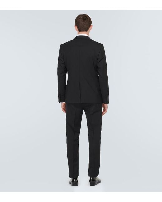 Dolce & Gabbana Black Wool-Blend Suit for men