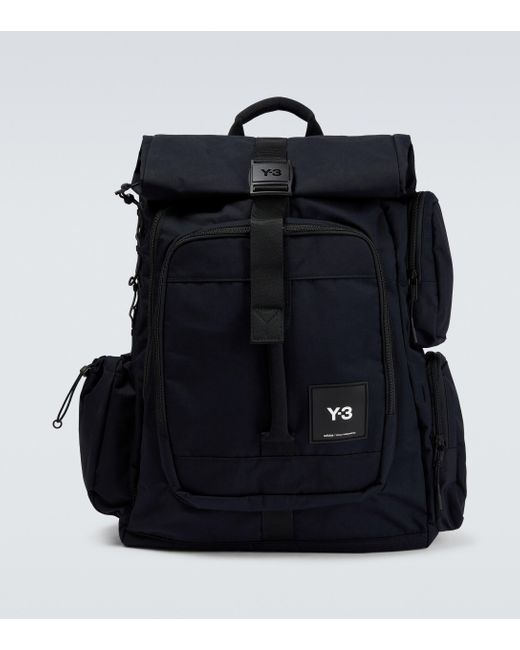 Y-3 Black Utility Backpack for men