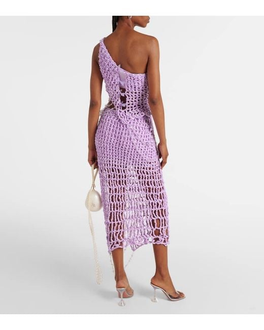 Top De Croche Con Cuentas SUSAN FANG de color Pink