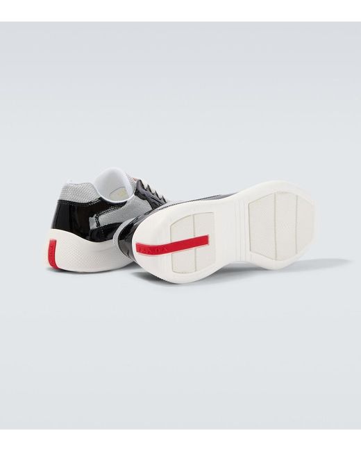 Prada White America's Cup Sneakers for men