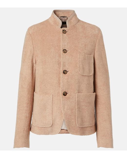 Loro Piana Natural Spagna Mini Linen And Cotton Terry Jacket
