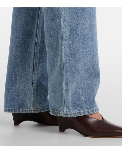 Agolde Blue Kelly Straight Jeans