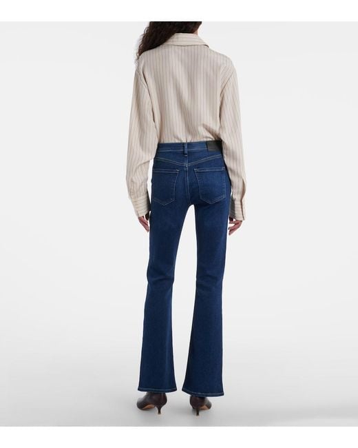 Citizens of Humanity Blue Lilah High-Rise Flared Jeans
