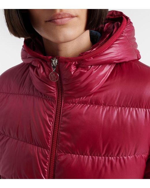 Moncler Red Glesse Down Jacket