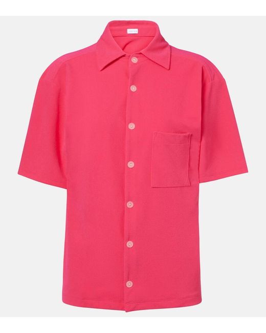 JADE Swim Pink Hemd Aus Frottee