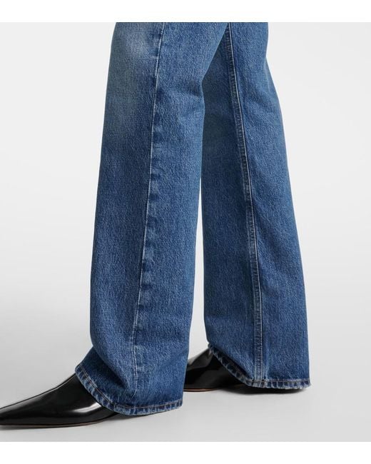Agolde Blue Leena Flared Jeans