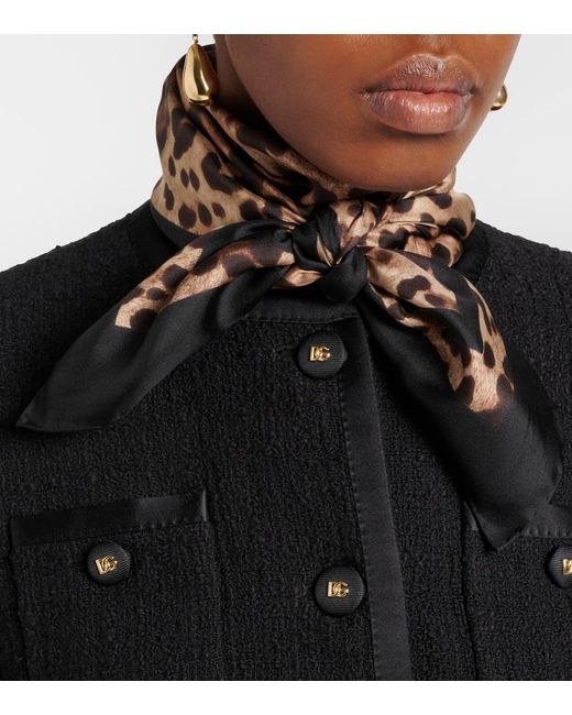 Sciarpa di Dolce & Gabbana in Black