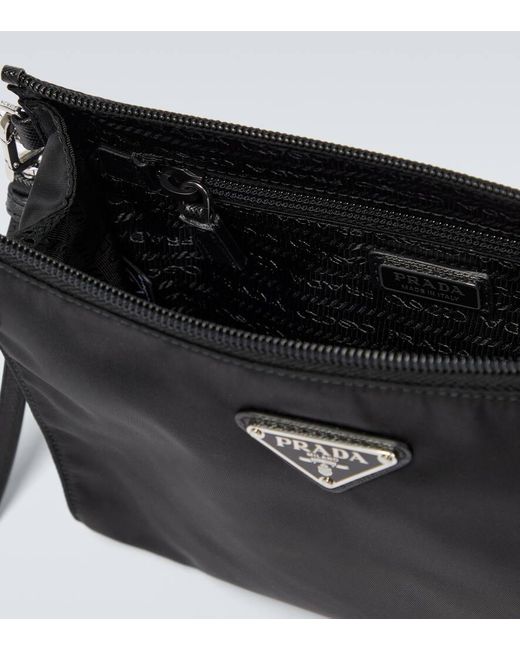 Prada Black Re-Nylon Pouch for men