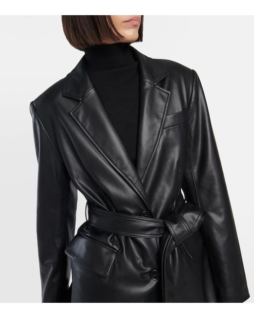 AG Jeans Black X Emrata Valentina Trench Coat