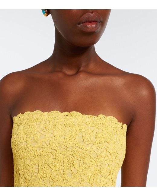 jonathan simkhai yellow lace dress SIMKHAI Yellow Sequin Gown by Jonathan Simkhai