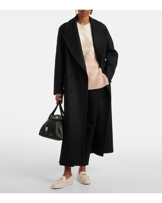 Tod's White Leather Loafers