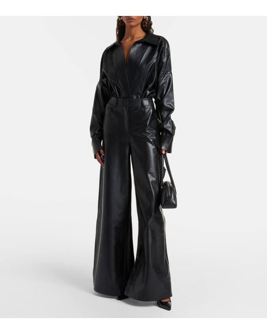 Pantalones Anchos Elephant Norma Kamali de color Black