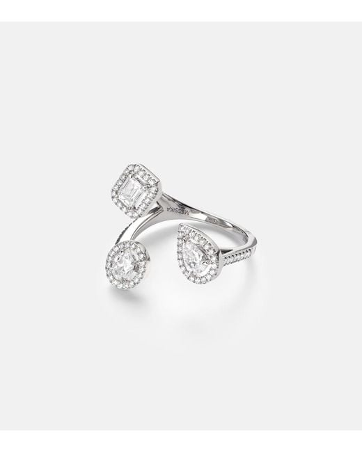 Messika Metallic My Twin Trilogy 18Kt Ring With Diamonds