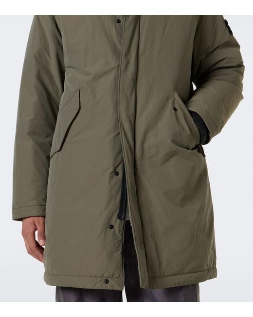 Stone Island Green Compass Car Coat for men