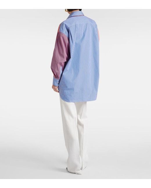 Etro Pink Striped Cotton Shirt