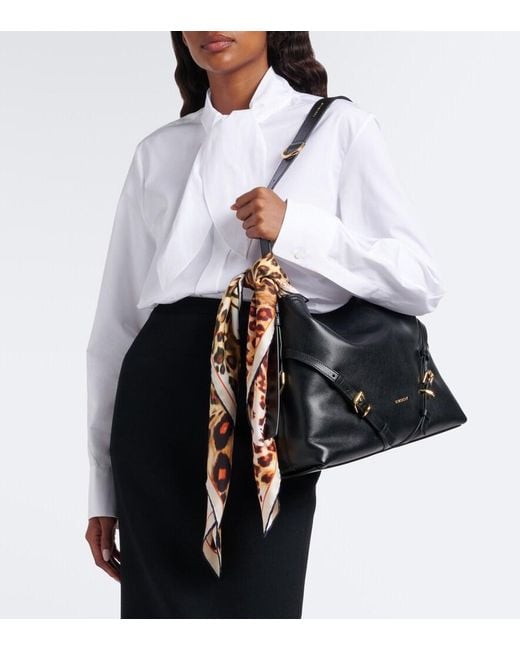 Givenchy Multicolor Leopard-Print Silk Twill Scarf