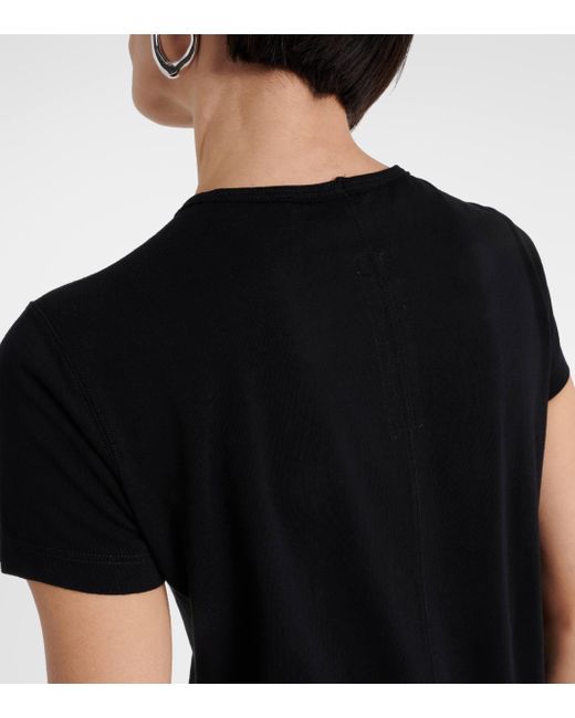T-shirt en coton Rick Owens en coloris Black