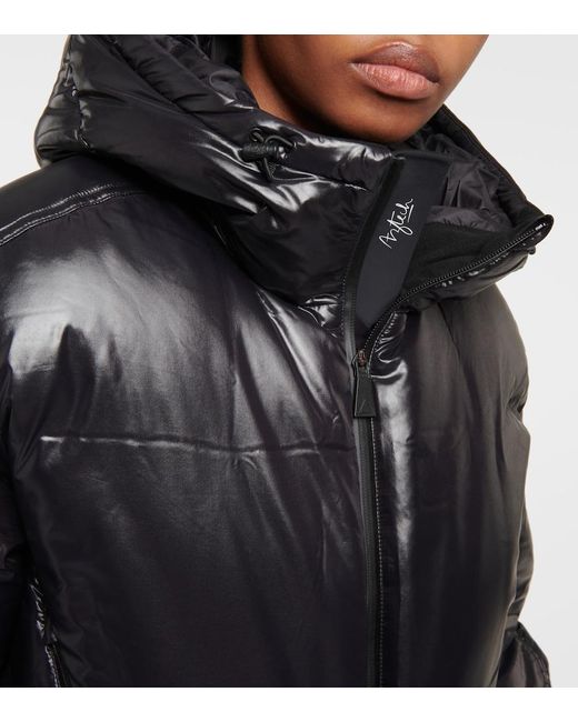 Aztech Mountain Black Daisy Cropped Down Ski Jacket