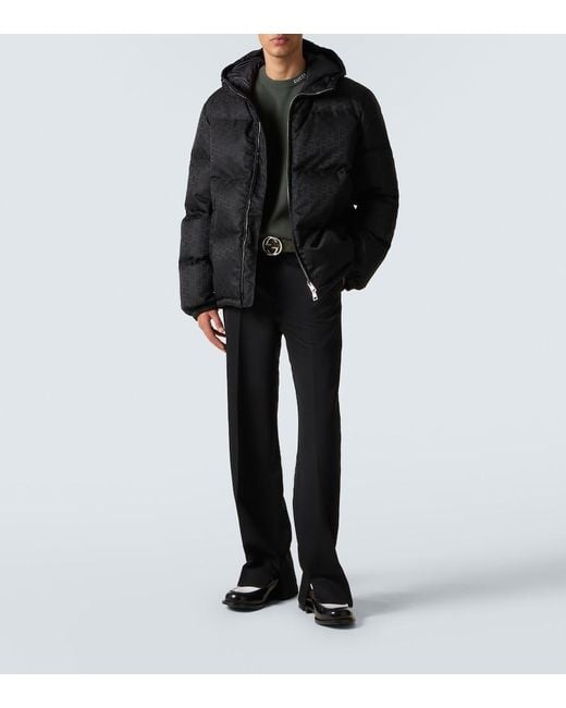 Gucci Black Gg Down Jacket for men
