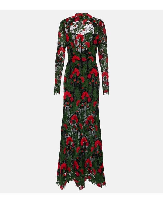 Abito Lungo di Oscar de la Renta in Black