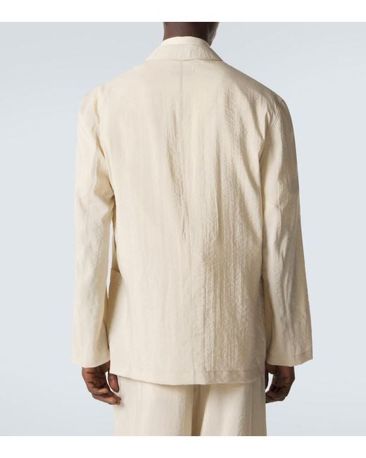 Lemaire Natural Silk-Blend Blazer for men