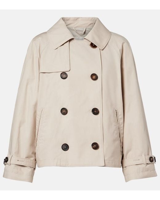 Max Mara Natural The Cube Tesoro Cotton-Blend Twill Jacket