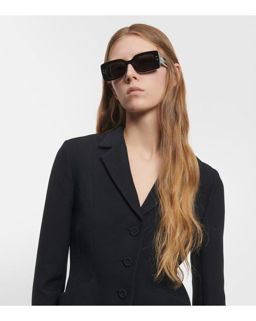 Dior Brown Diorpacific S1U Square Sunglasses