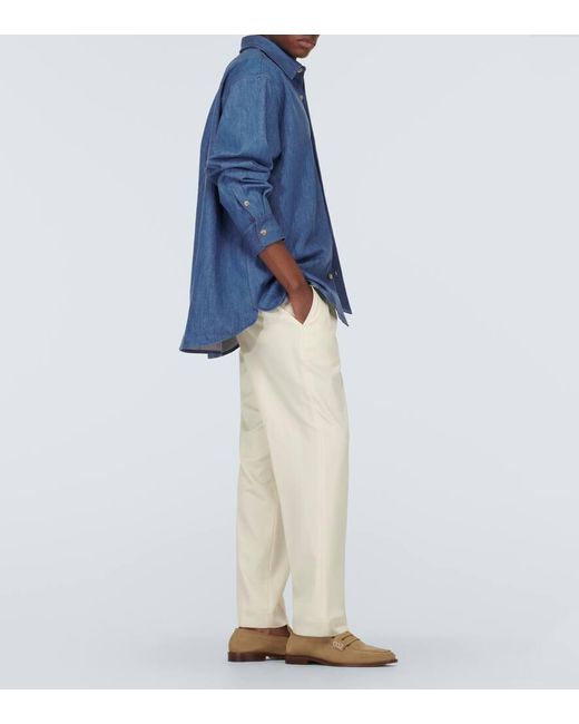 Camicia di jeans oversize di King & Tuckfield in Blue da Uomo