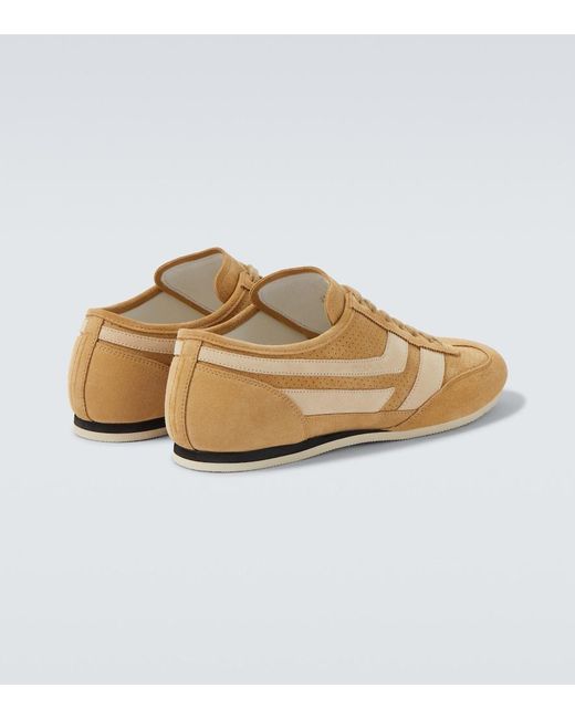 Tom Ford Natural Brook Suede Sneakers for men