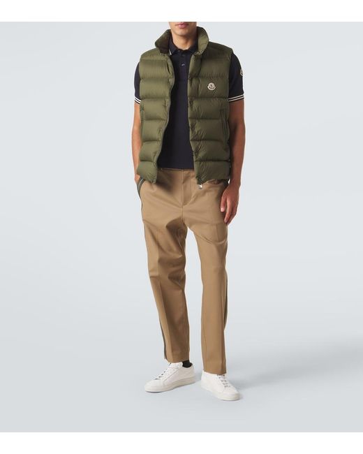 Moncler Green Tibb Down Vest for men