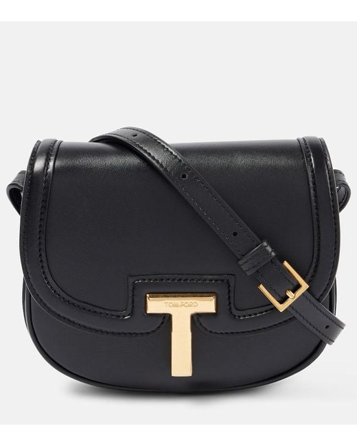 Tom Ford Black Wallis Small Leather Shoulder Bag