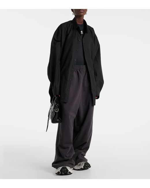 Balenciaga Blue Cotton Sweatpants