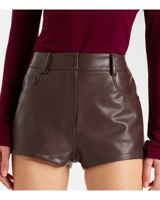 Short A Taille Haute Norma Kamali en coloris Brown