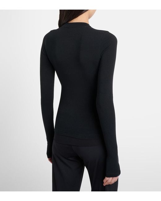 Balenciaga Black Long Sleeve Tops
