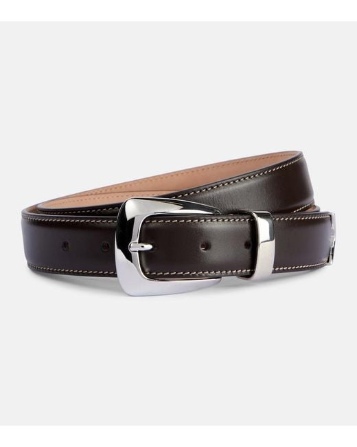 Khaite Black Benny Leather Belt