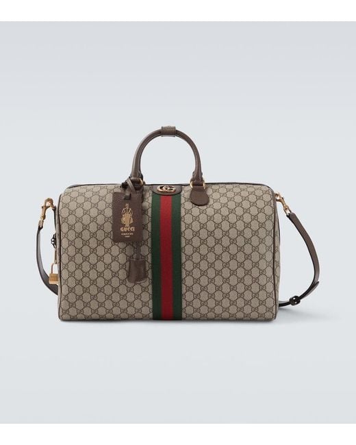 Gucci Brown Savoy Medium Duffel Bag for men