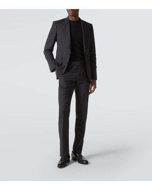 Tom Ford Black Wool Sweater for men