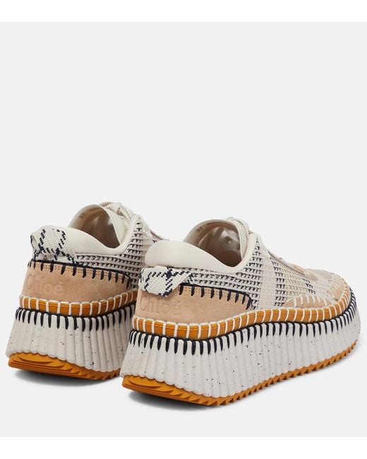 Chloé Natural Nama Sneaker