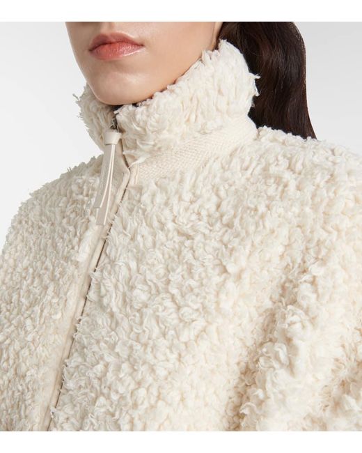 Jil Sander Natural Teddy Jacket