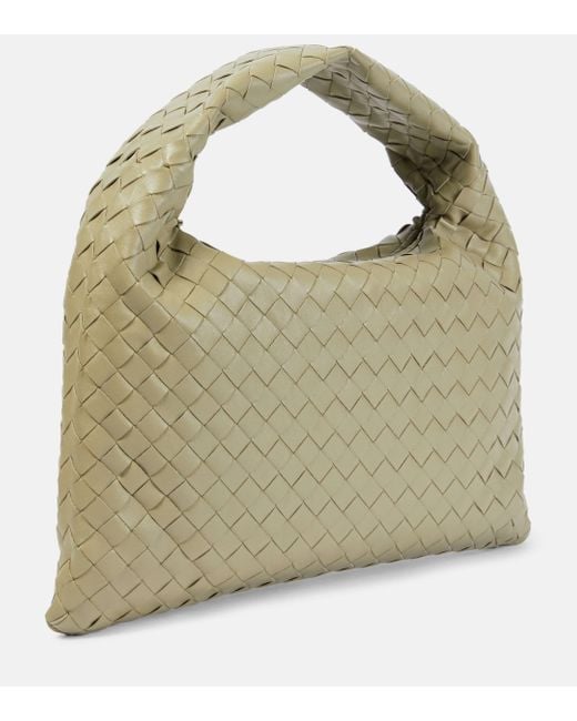 Bottega Veneta Metallic Hop Small Leather Shoulder Bag