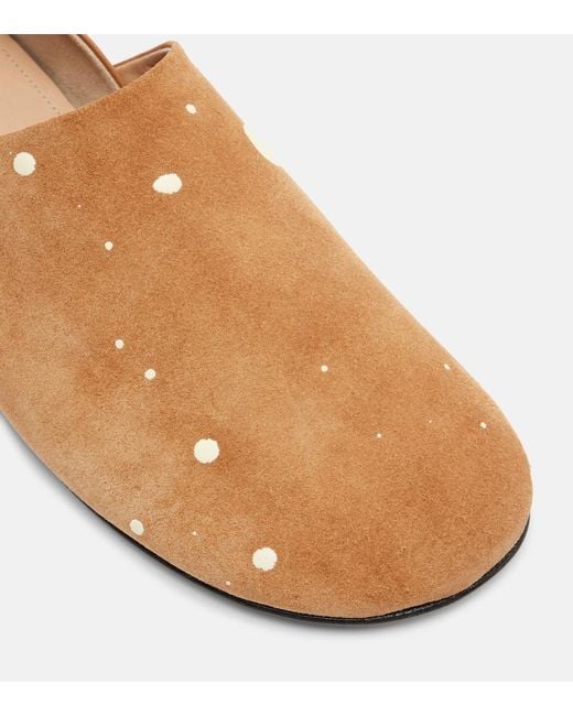 J.W. Anderson Brown Babouche M Suede Slip-On Shoes