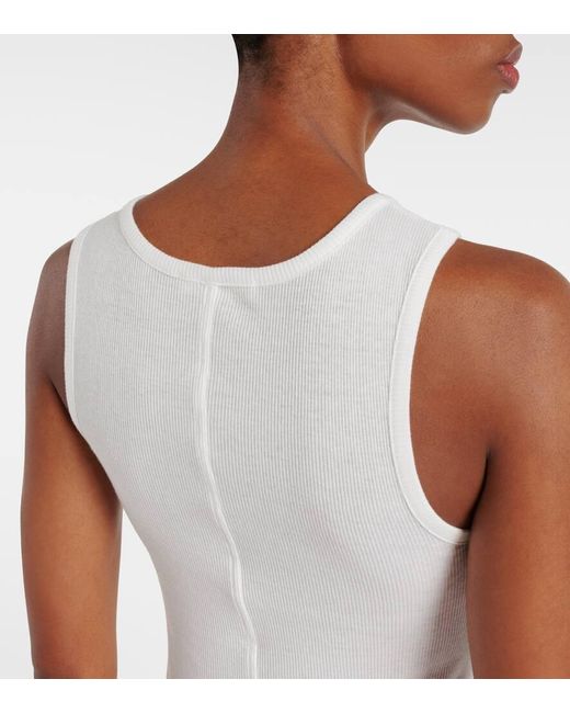 Top Mansel En Mezcla De Algodon The Row de color White