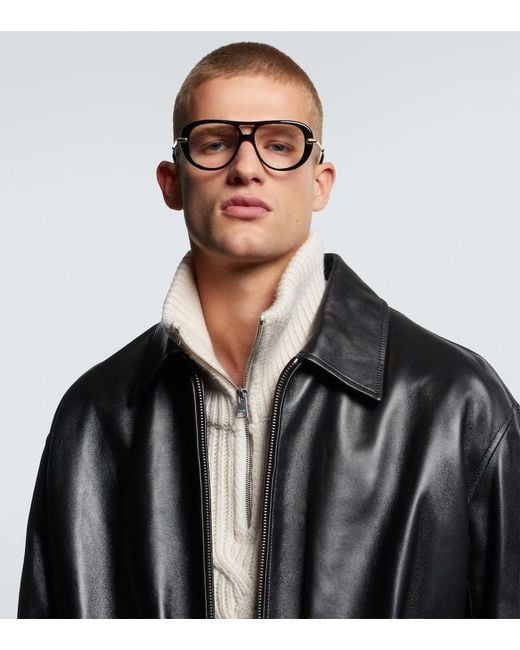 Loewe Aviator-Brille in Black für Herren