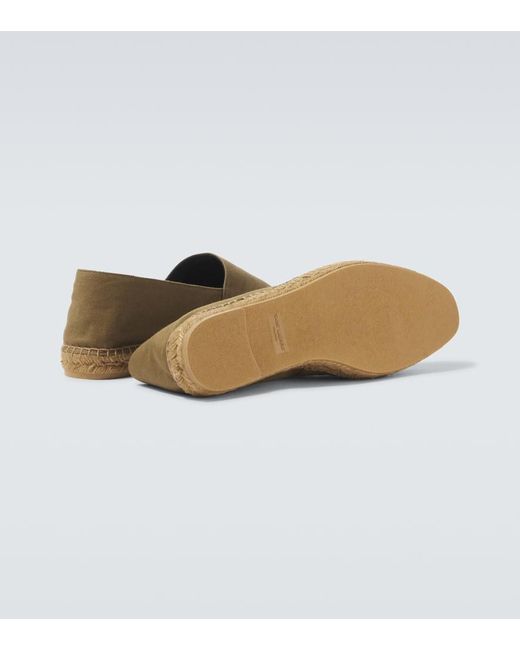 Saint Laurent Espadrilles Cassandre Aus Gabardine in Green für Herren