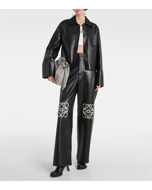 Loewe Black Leather Jacket