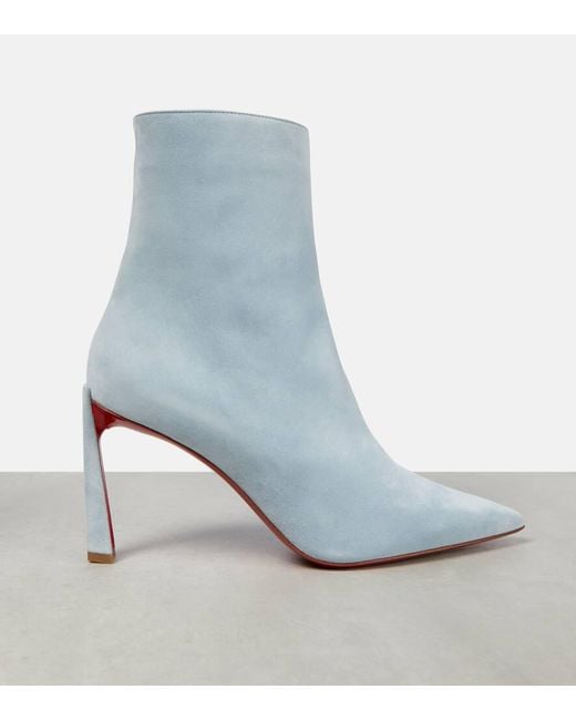Stivaletti Condora 100 di Christian Louboutin in Blue